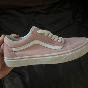 Vans light pink size 9
